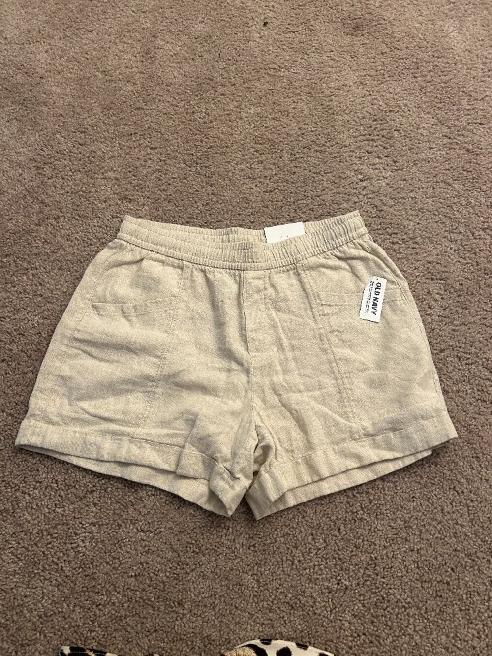 Old Navy High Rise Linen Short